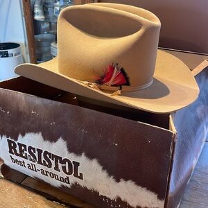 Vintage XXX beaver Resistol cowboy hat
